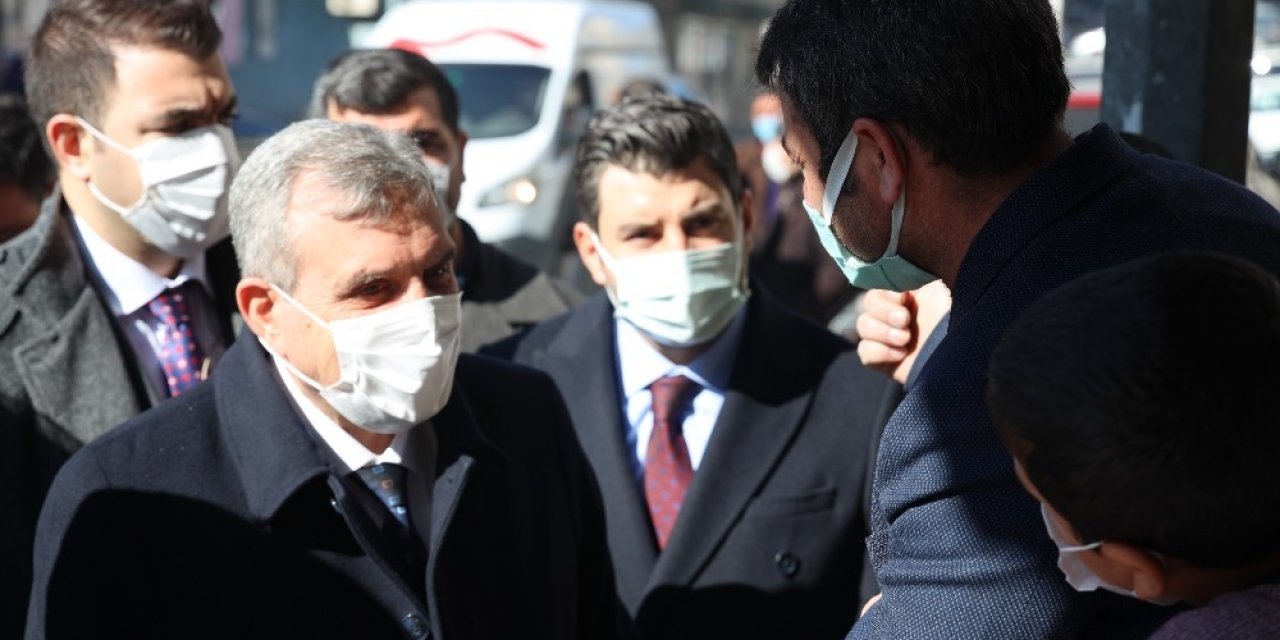 Başkan Beyazgül Esnaf Ve Vatandaş Ziyaretlerini Sürdürüyor