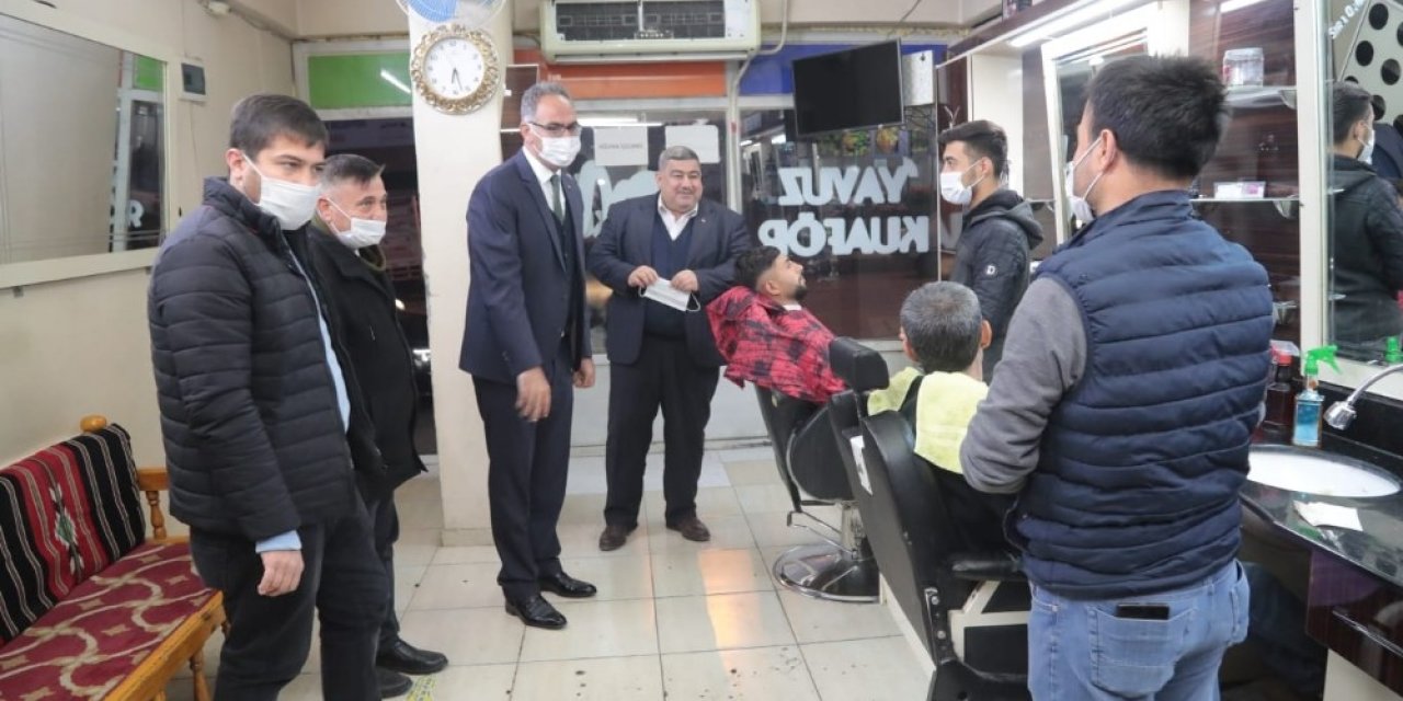 Başkan Kuş Esnafları Ziyaret Etti