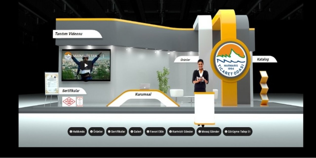Marmaris Ticaret Odası Dijital Turizm Fuarında Marmaris’i Temsil Edecek
