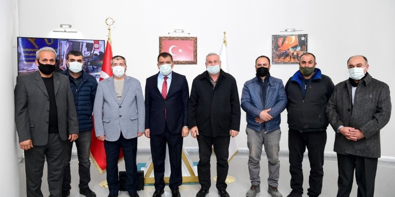 Esnaflardan Başkan Gürkan’a Ziyaret