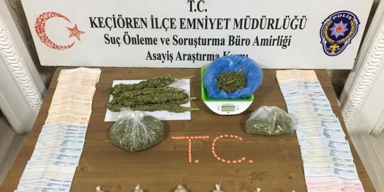 Ankara’da Toplam 46 Suç Kaydı Bulunan 3 Kişi Uyuşturucu Madde İle Yakalandı