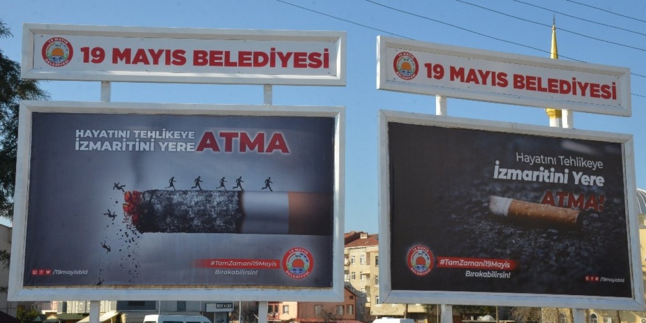 19 Mayıs Belediyesi Sigaraya Savaş Açtı
