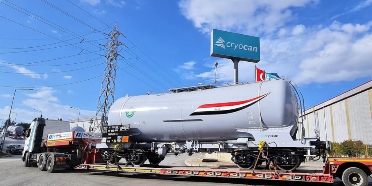 Irak Petrolünü Dünyaya Cryocan Firmasının Ürettiği Vagon Tanklar Taşıyacak