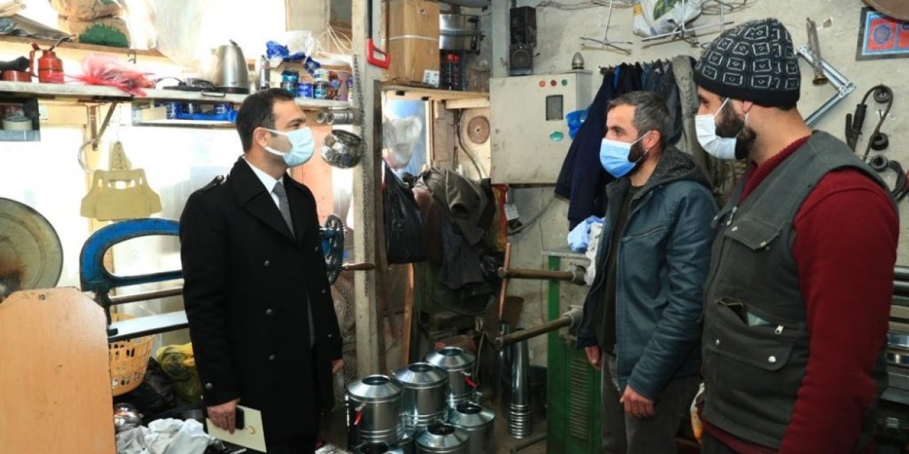 Başkan Vekili Aslan’dan Sobacılar Çarşısı Esnafına Ziyaret