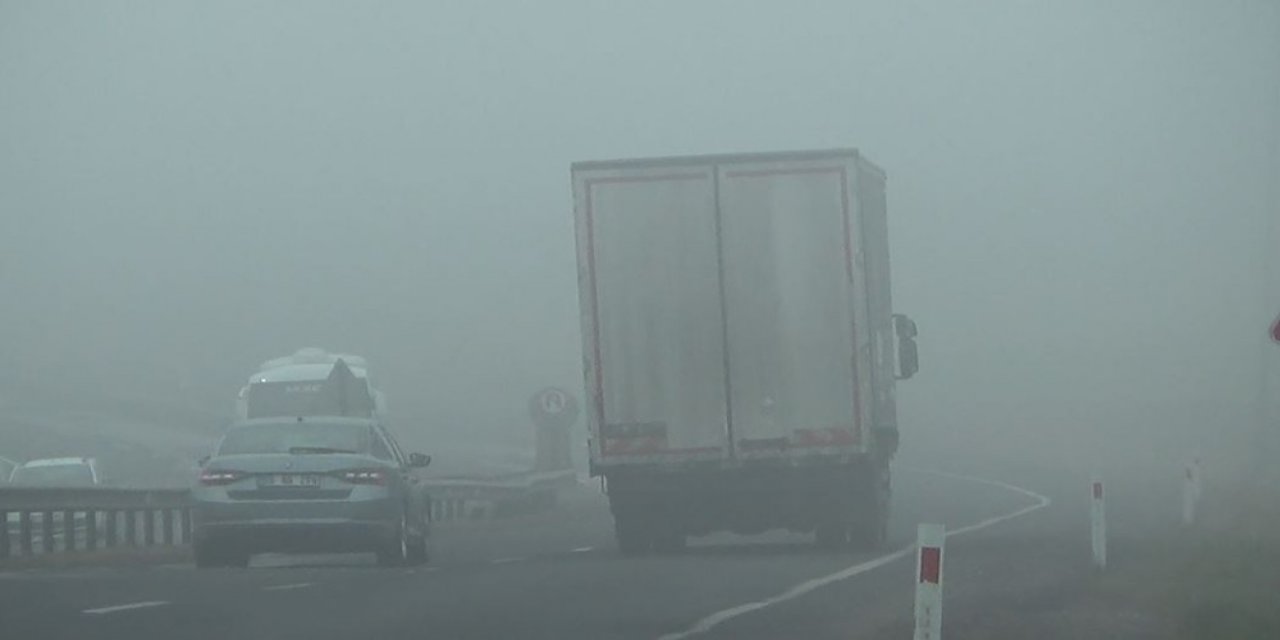 Tekirdağ’da Sis Etkili Oluyor