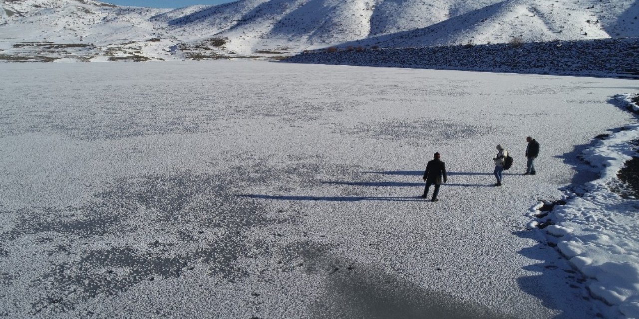 Sibirya Soğuklarının Etkisiyle Dondu, Kırağı İle Gözden Kayboldu