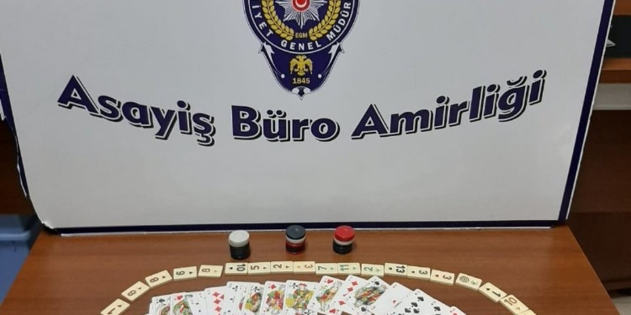 Konya’da Boş Daireye Kumar Baskını