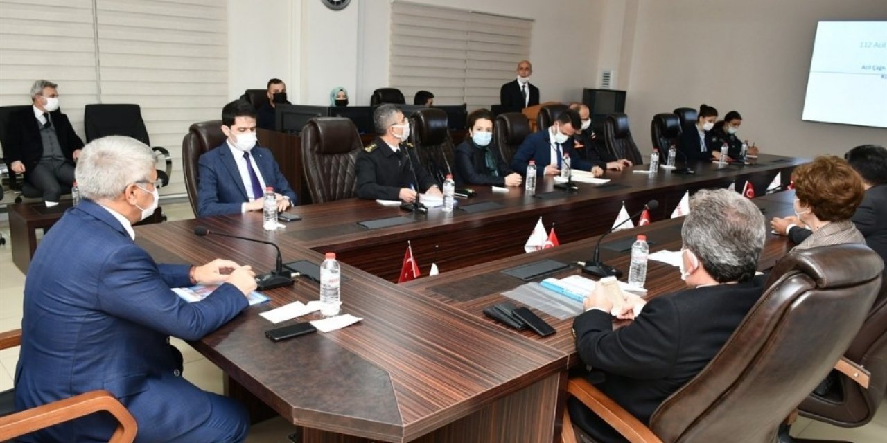 112 Acil Çağrı Hizmetleri İ̇l Koordinasyon Kurulu Toplantısı Yapıldı