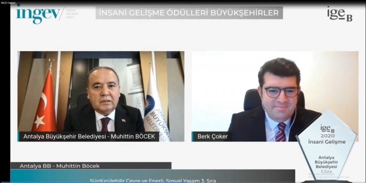 Büyükşehir’e İ̇ngev’den İki Ödül