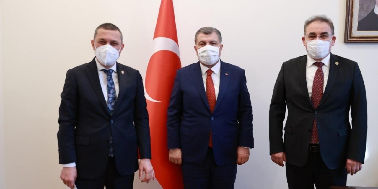 Ak Parti Nevşehir Milletvekilleri Açıkgöz Ve Menekşe, Bakan Koca İle Bir Araya Geldi