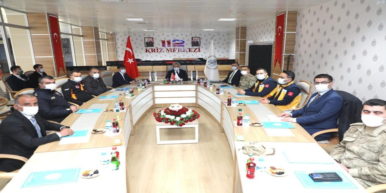 Erzincan’da 112 İ̇l Koordinasyon Toplantısı Düzenlendi