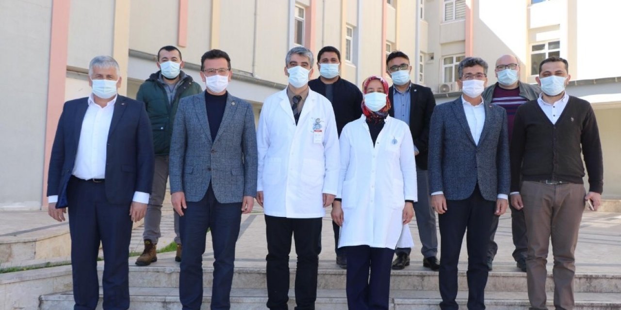 Atay Uslu, Kumluca Hastanesi Ek Bina İnşaatını İnceledi