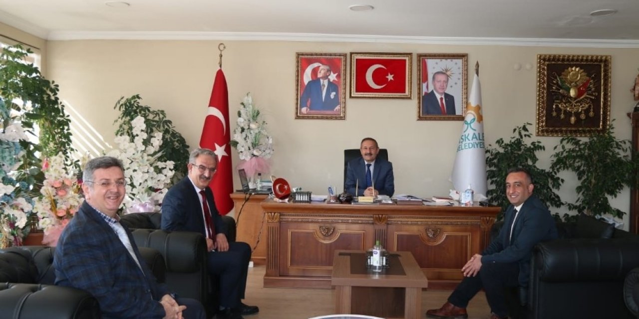 Mal Müdürü Ünsal’dan Başkan Yaptırmış’a Ziyaret