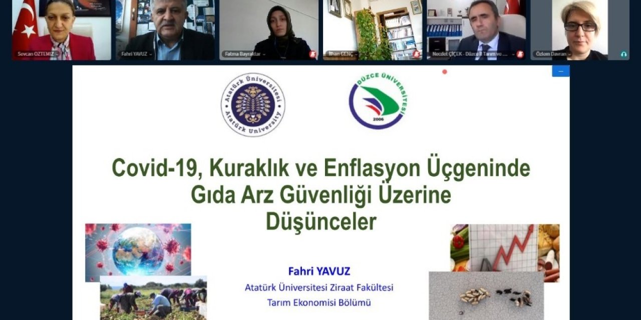 İ̇kinci Tarım Paneli Online Olarak Yapıldı