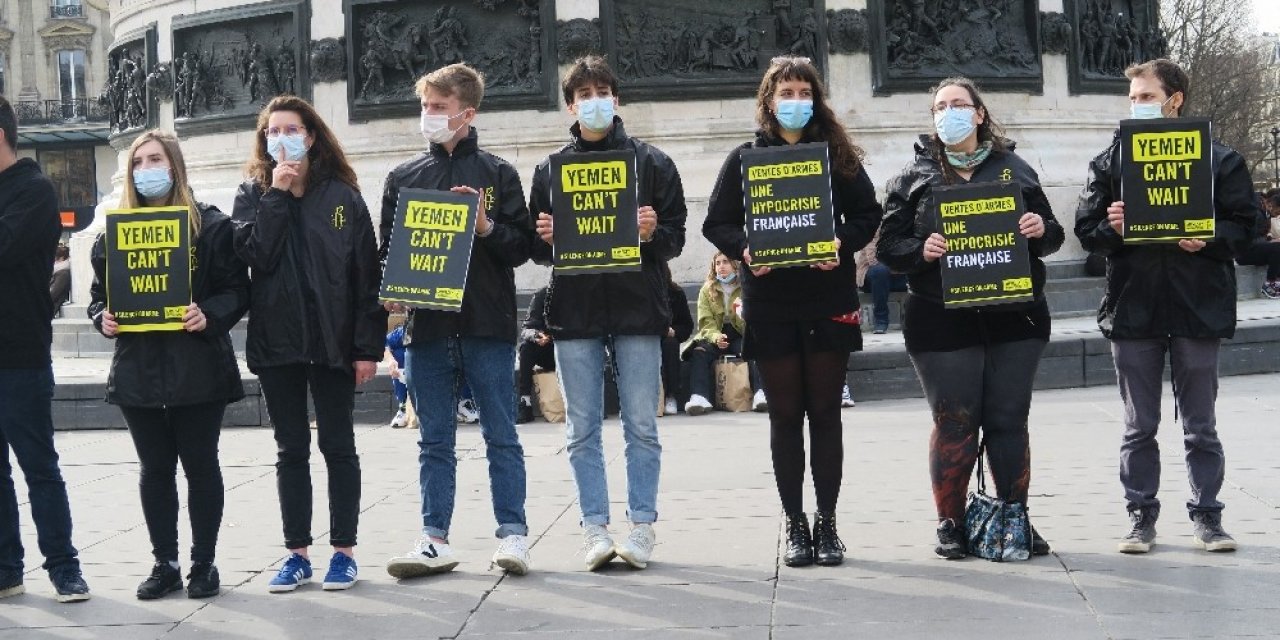 Fransa’da Suudi Arabistan’a Yapılan Silah Satışı Protesto Edildi