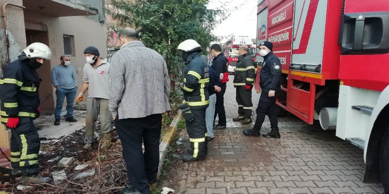 Gaz, Yıkım Yapılacak Evde Yangına Sebep Oldu