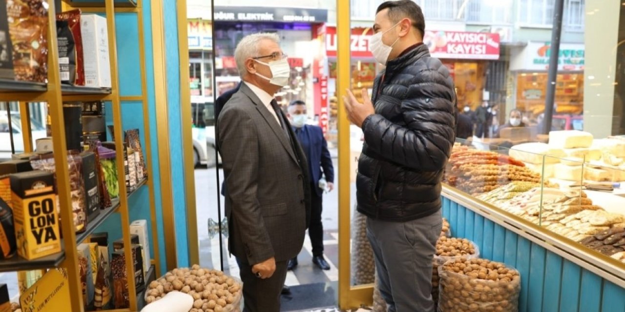 Başkan Güder’den Esnaflara Destek Ziyareti