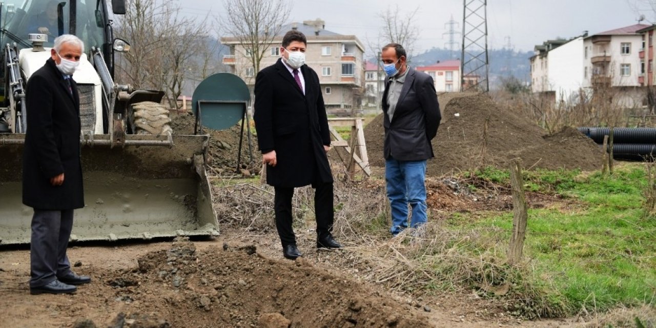 Tarihi Mahallede Altyapı Sorunu Çözülüyor