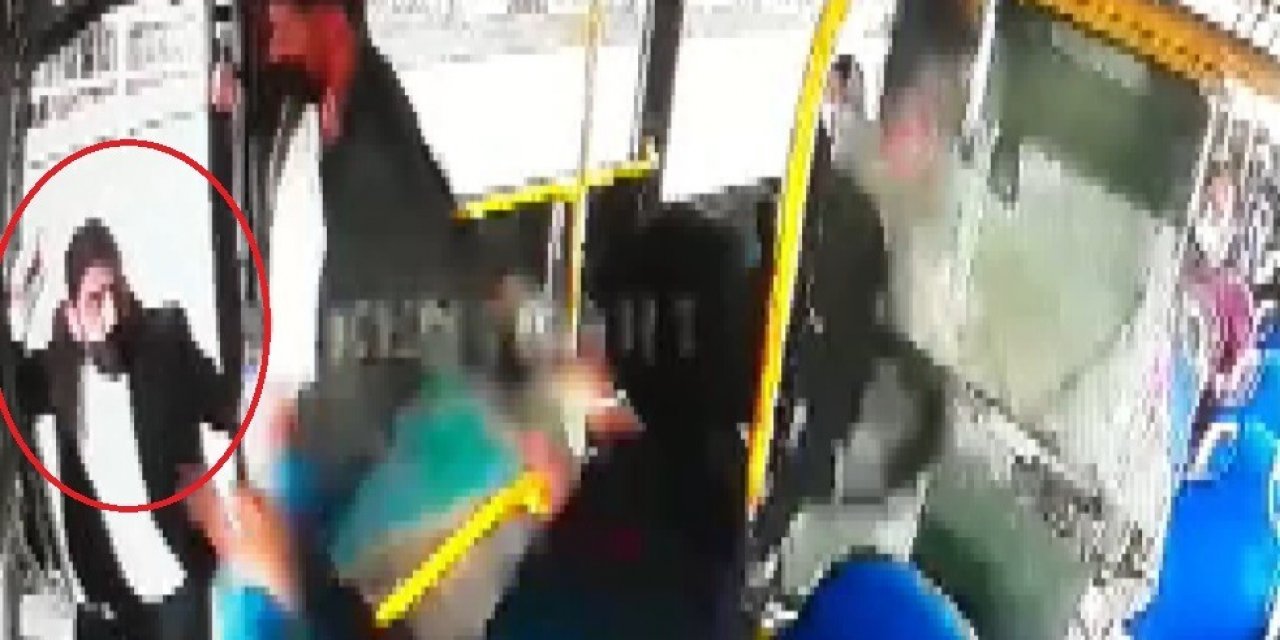 Tek Hes Kodu İle Binmek İçin Direttikleri Otobüsün Sürücüsünü Darp Ettiler