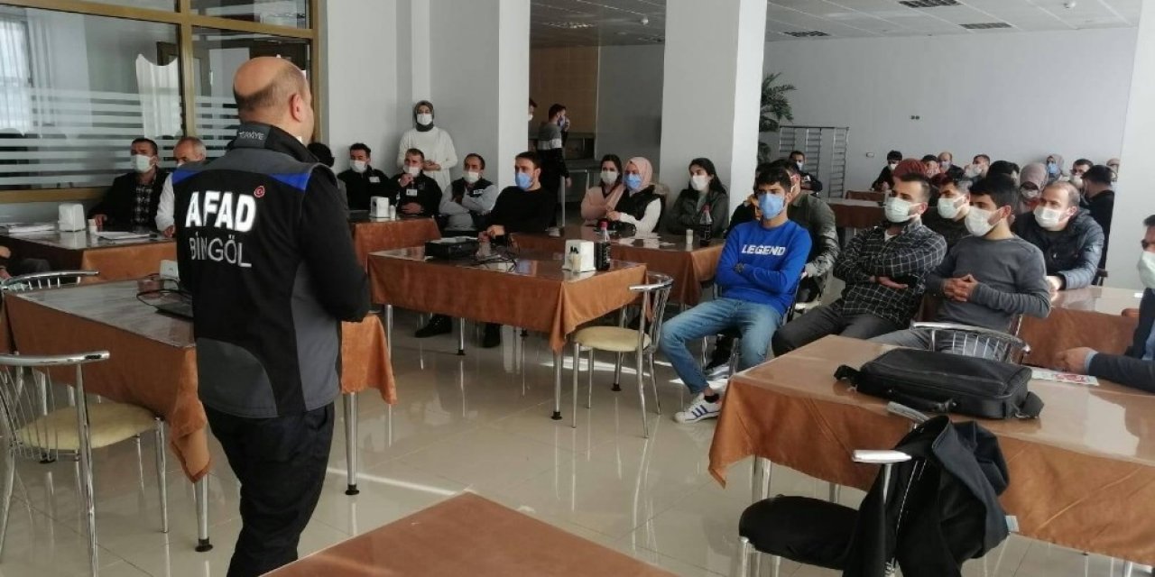 Bingöl’de ‘afet Farkındalık Eğitimleri’