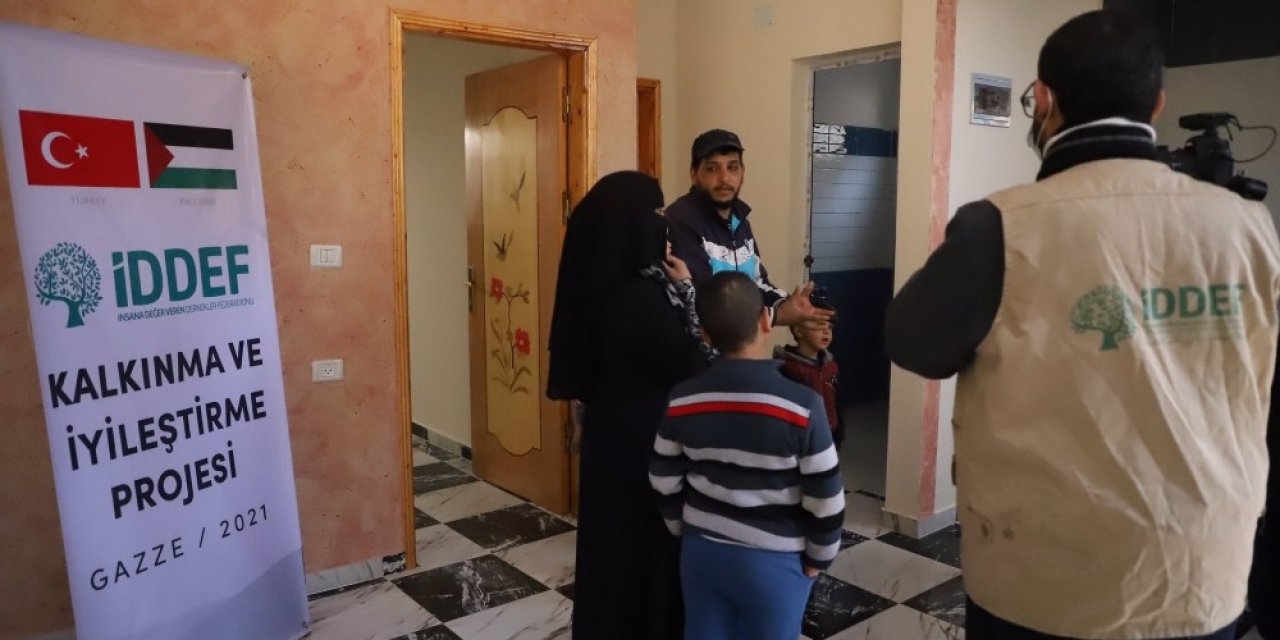 Yürekleri Dağlayan Filistinli Anne Yeni Evine Kavuştu