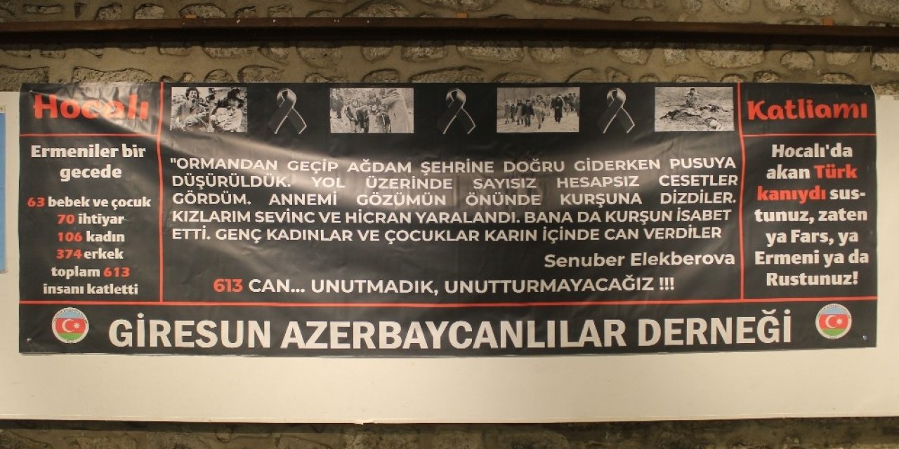 Giresun Azerbaycanlılar Derneği "hocalı Katliamı" Kurbanlarını Andı