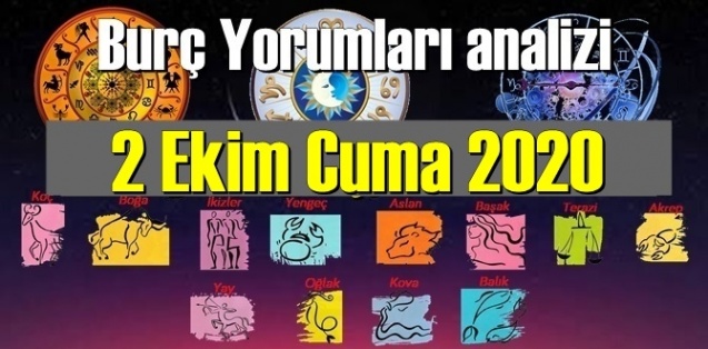 Günlük Burç Yorumları 2 Ekim 2020... Balık burçları şans sizden yana !