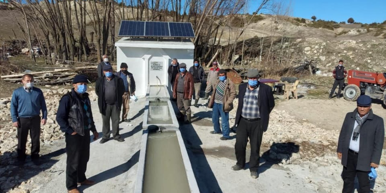 Bu Da Güneş Enerjili Çeşme