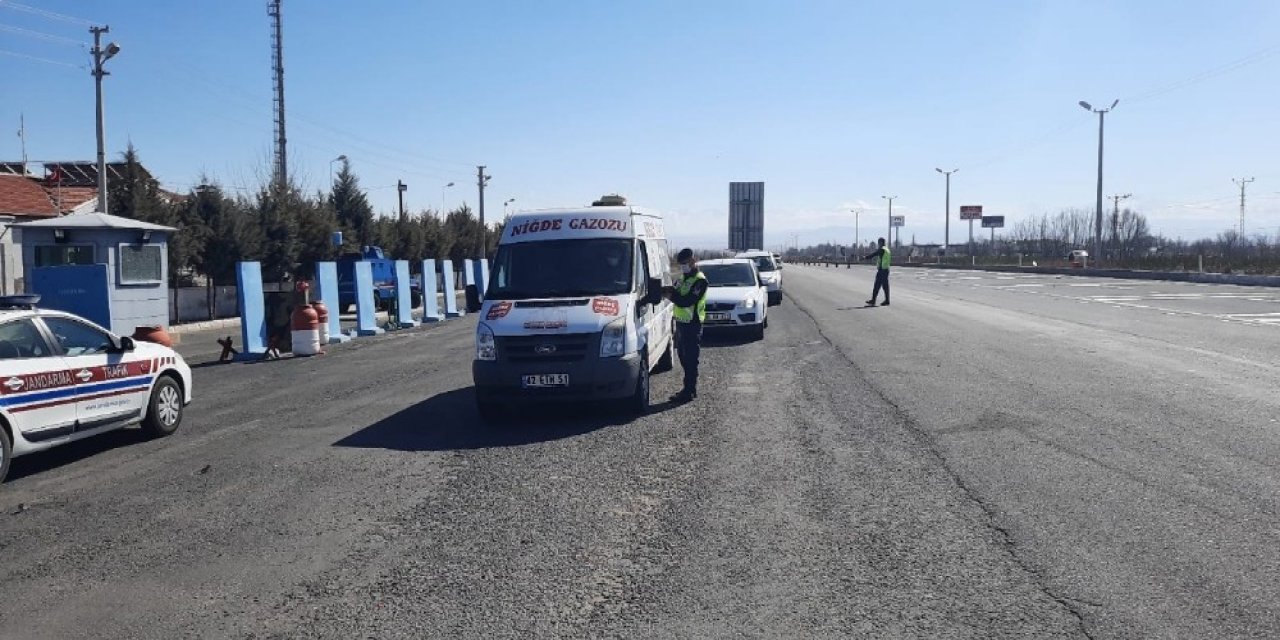 Ereğli’de Jandarmadan Denetim Ve Radar Uygulaması
