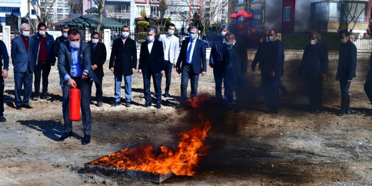 Yeşilyurt’ta Yangın Ve İlk Yardım Eğitimi