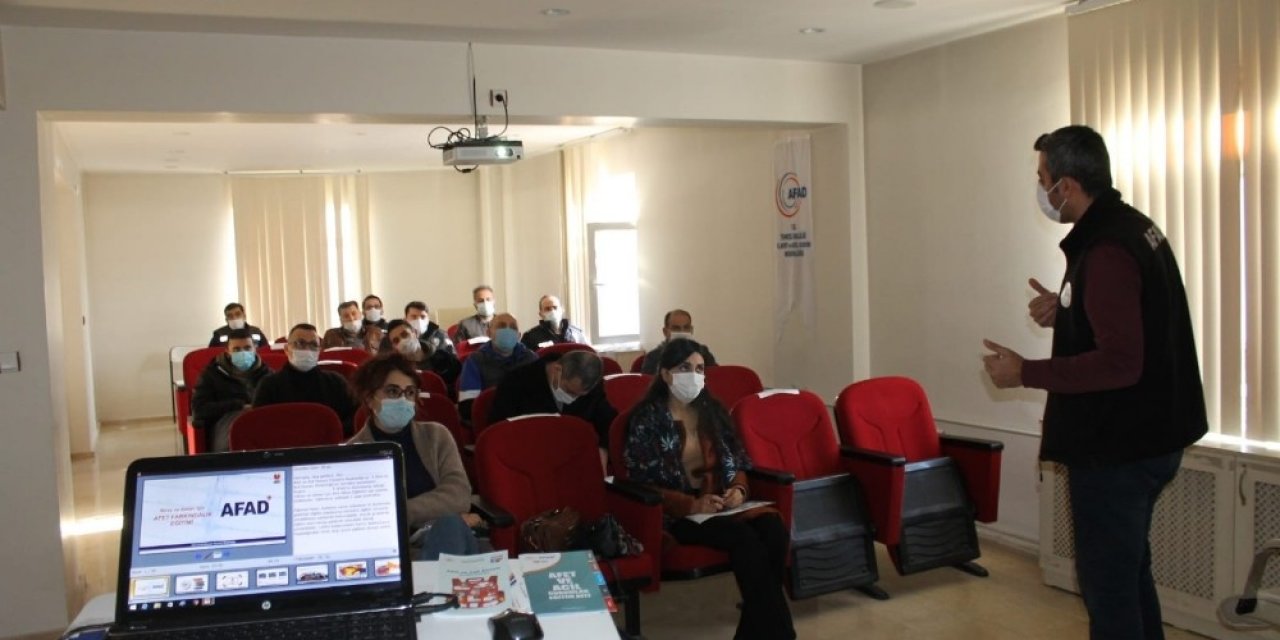 Tunceli’de ‘afet Eğitim Yılı Etkinlikleri”