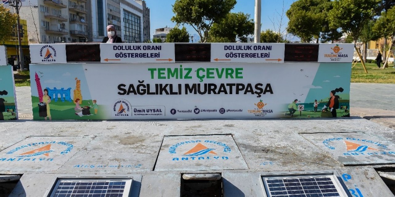 Muratpaşa’da Akıllı Konteynerler Hizmette