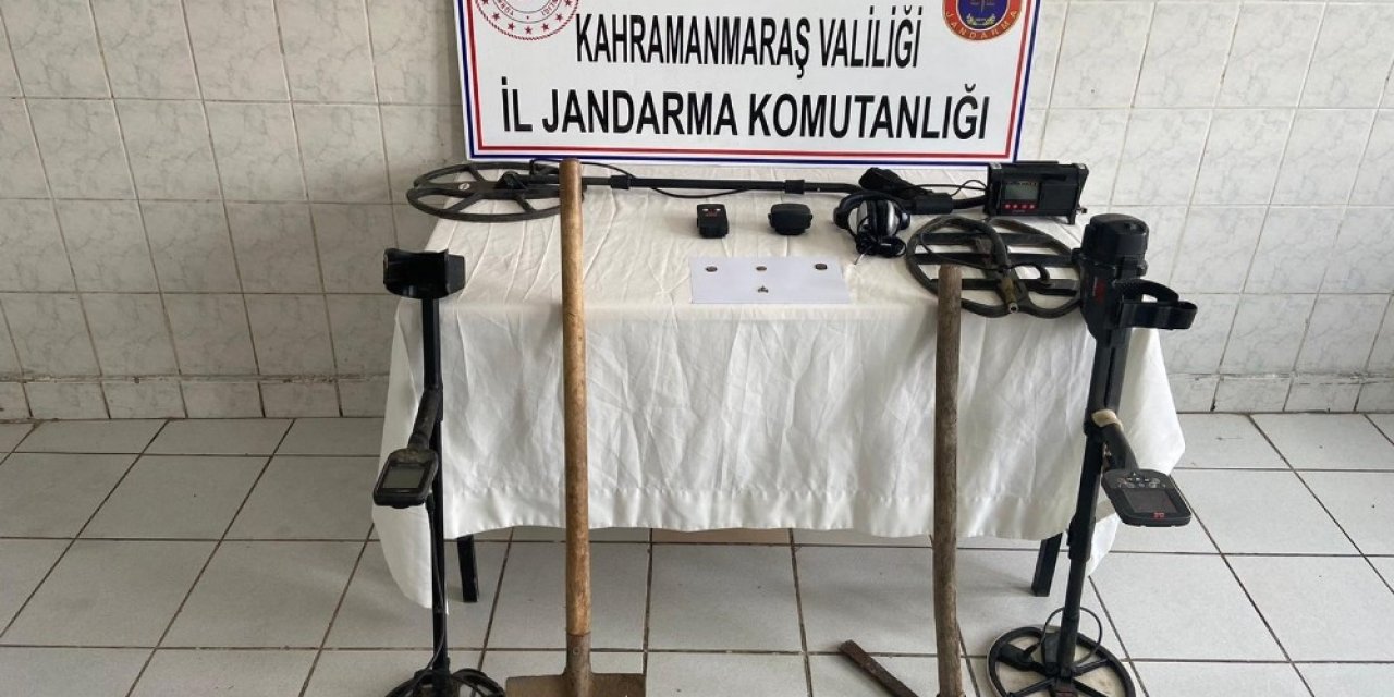 Kahramanmaraş’ta Kaçak Kazıya 4 Gözaltı