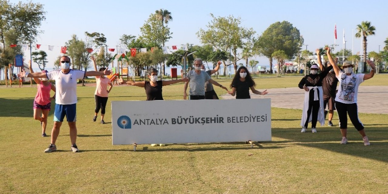 Sosyal Mesafeli Sabah Sporu Başlıyor