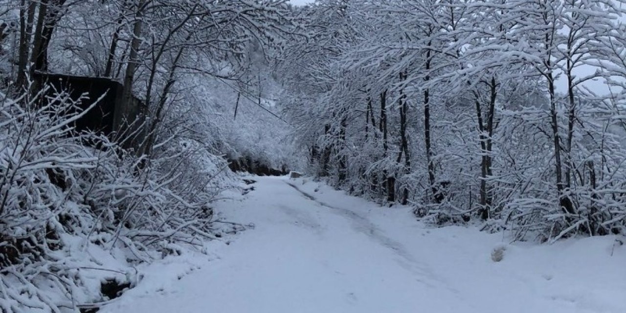 Ordu’da Baharın İlk Gününde Kar Sürprizi