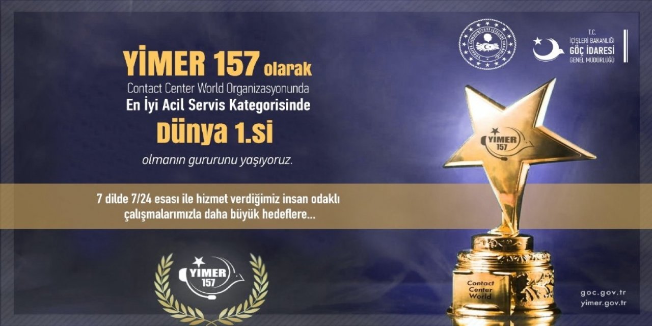 Yi̇mer 157, Dünya Çağrı Merkezleri Yarışmasında 1. Oldu