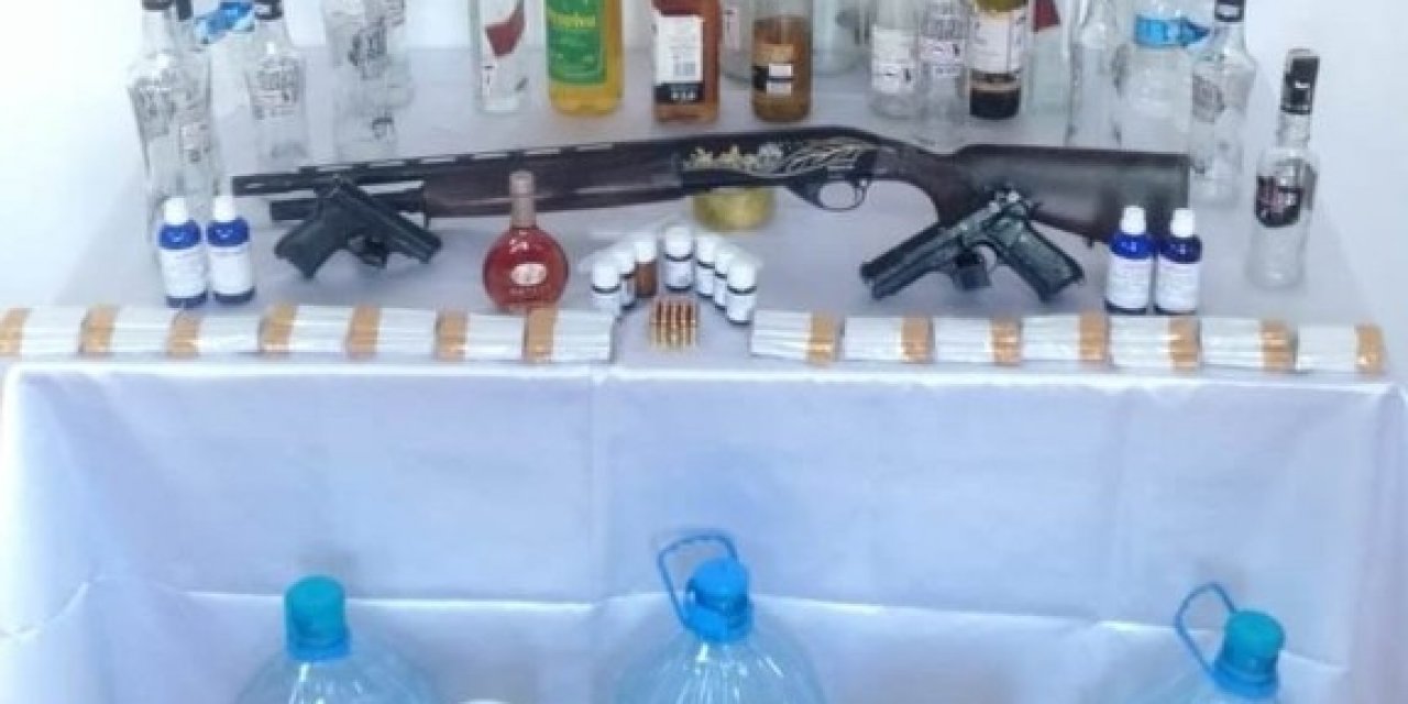 Tokat’ta Jandarmadan Kaçak Alkol Operasyonu