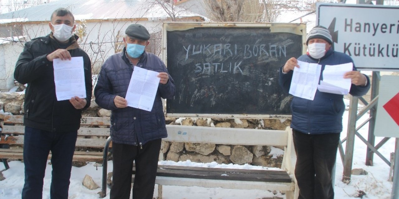 Gelen Borçları Gören Vatandaşlar Yaşadıkları Mahalleyi Satılığa Çıkardı
