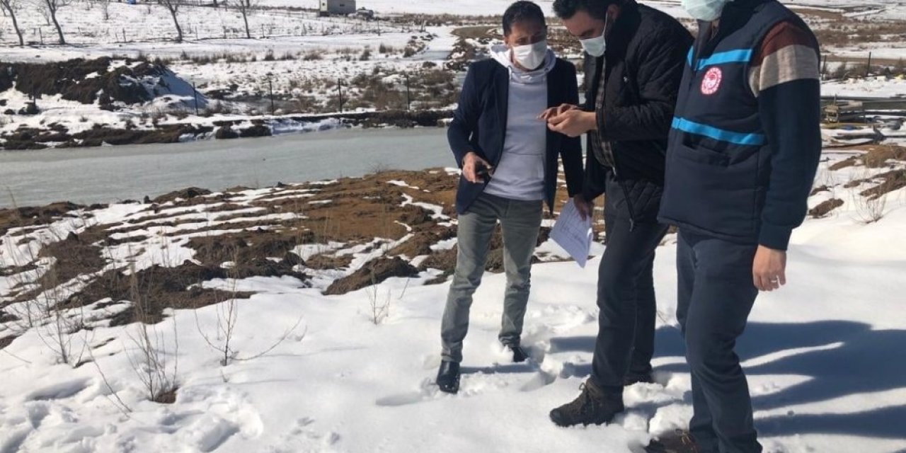 Hayvan İ̇çme Suyu Göleti İçin Ön İnceleme Yapıldı