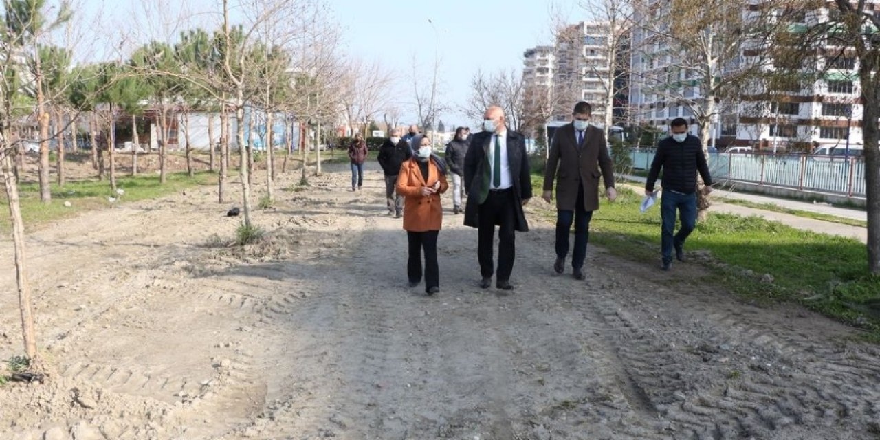 Güzelyurt Mahallesi’ne Yeşillendirme Çalışması