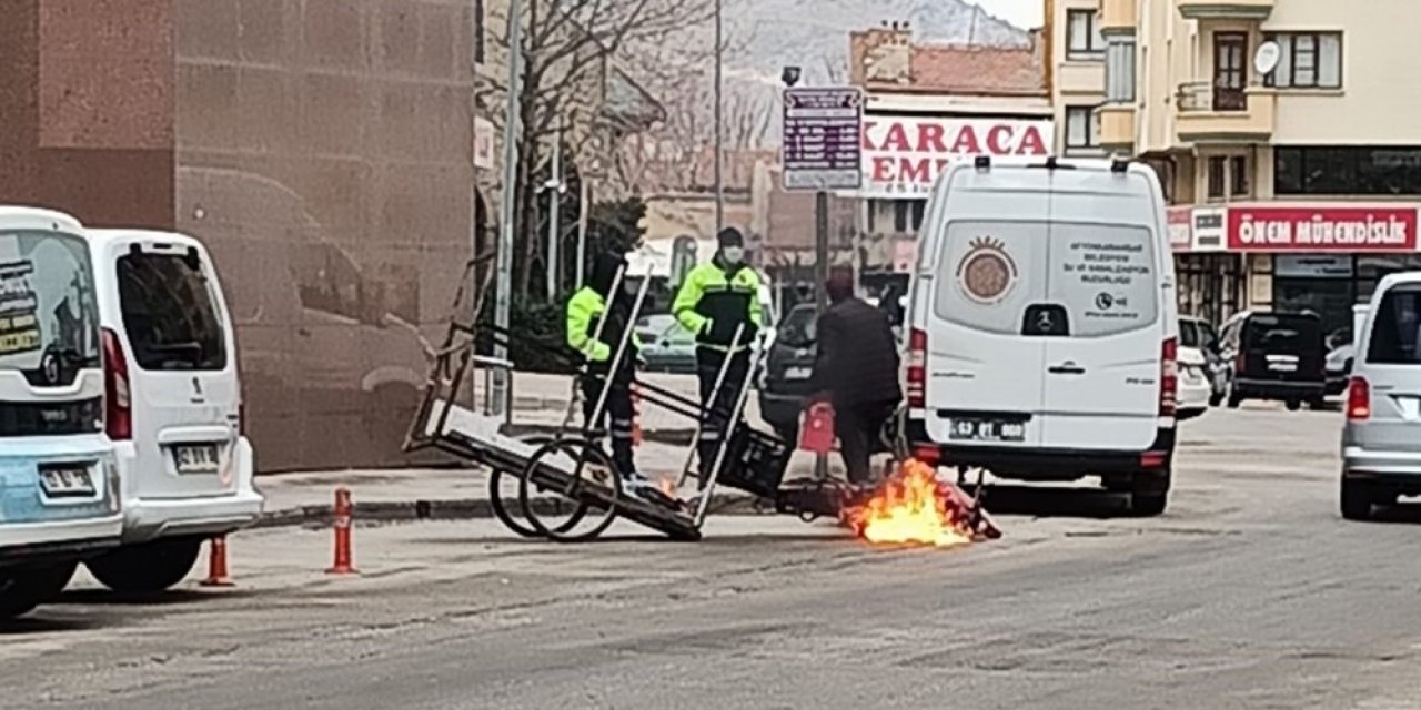 Benzin Döküp Ekmek Teknesini Böyle Yaktı