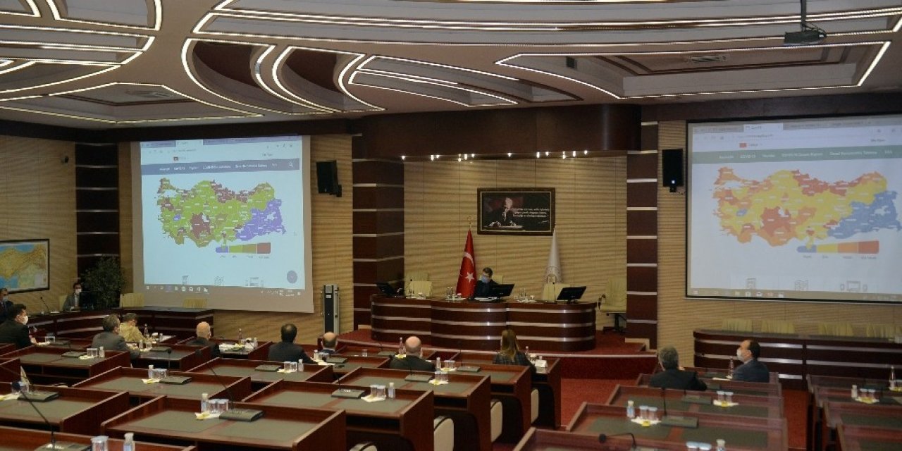 Erzurum’da İ̇l Pandemi Kurulu Toplantısı Yapıldı