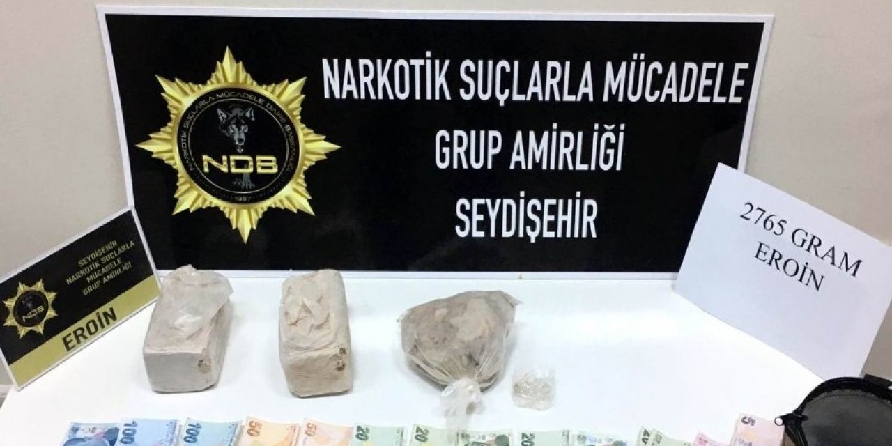 Cezaevinden İzinli Çıktı, 2 Kilo 765 Gram Eroinle Yakalandı