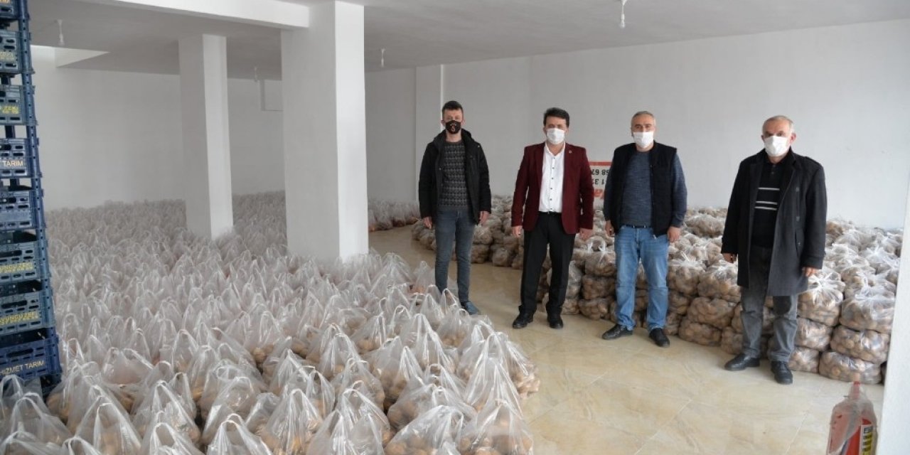 Ailelere Patates Ve Soğan Desteği