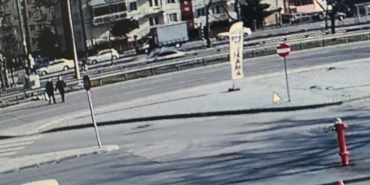 Bursa’da Kaza Dehşeti Kamerada...