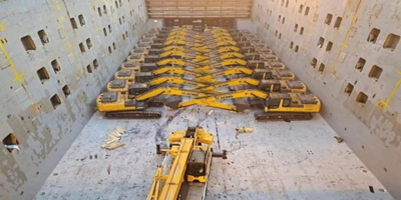 Çin’den Yola Çıkarılan İnşaat Makinesi Teçhizatı Brı Ülkelerine Ulaştırılacak