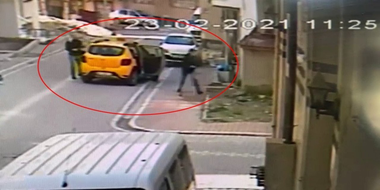 Esenyurt’ta Taksiciyi Gasp Eden Zanlı Kamerada