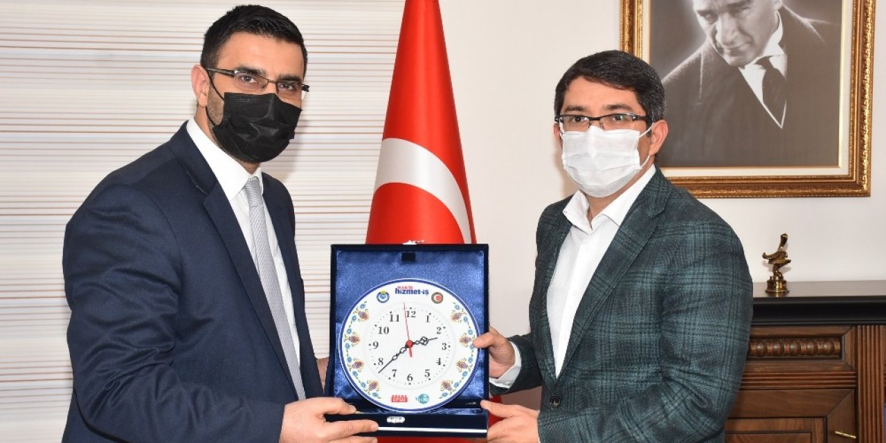 Başkan Karafil’den Başkan Çelik’e Teşekkür