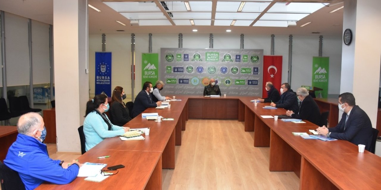 Bursa Kent Konseyi Bursa Çalışma Gurubu’ndan 1/100000’lik Plan Raporu