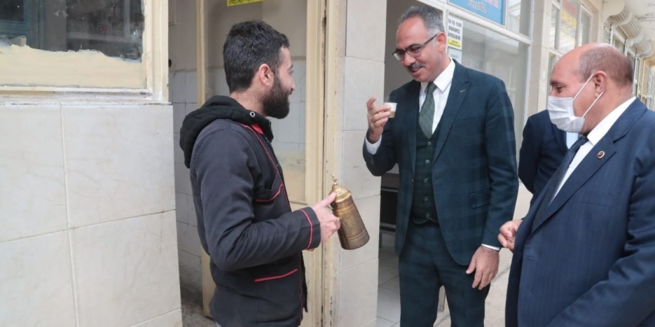 Başkan Kuş Esnaf Ve Vatandaşla Bir Araya Geldi